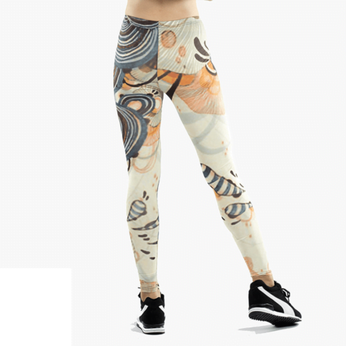 Workout Yoga Gym Fitness Pants Leggings (AF-528FL) - Image 3